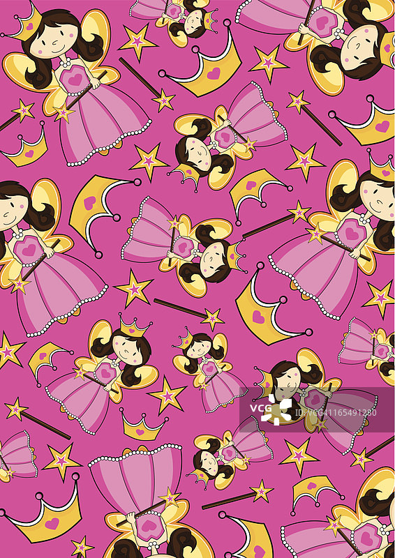 可爱仙女公主角色图案图片素材