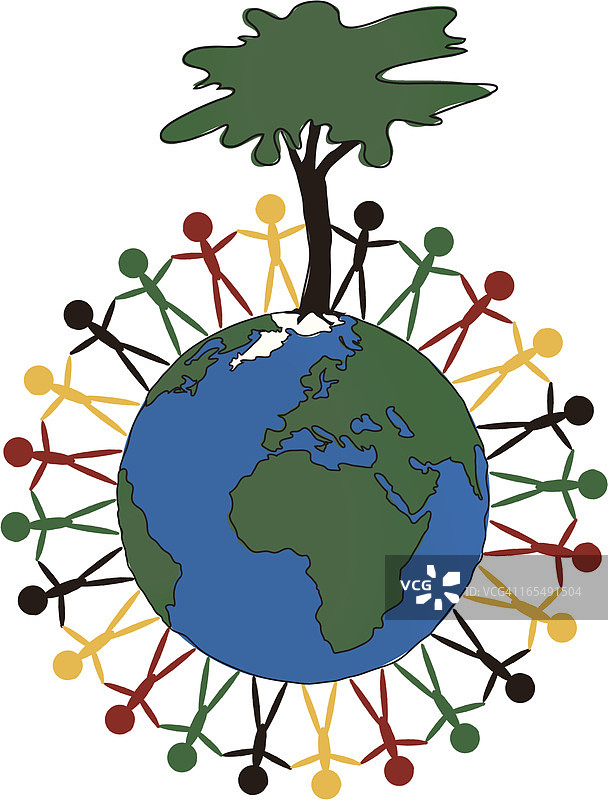 联合庆祝地球日图片素材