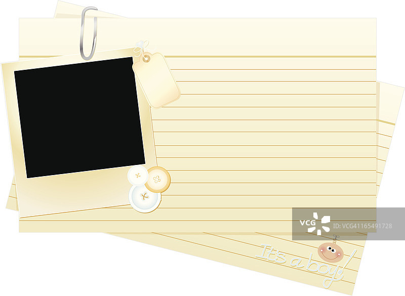 新生儿报喜卡片图片素材