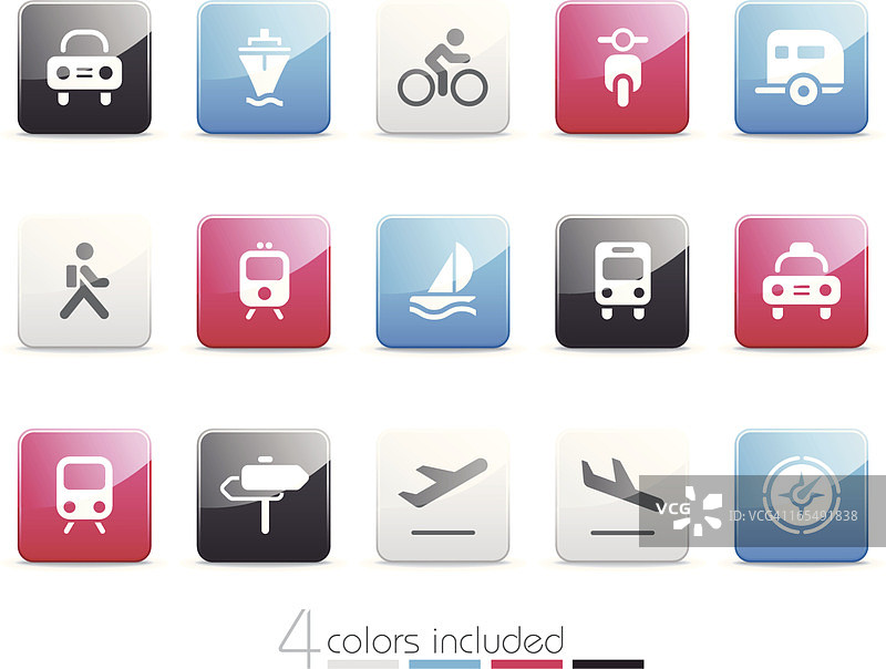 交通图标 Senso系列图片素材