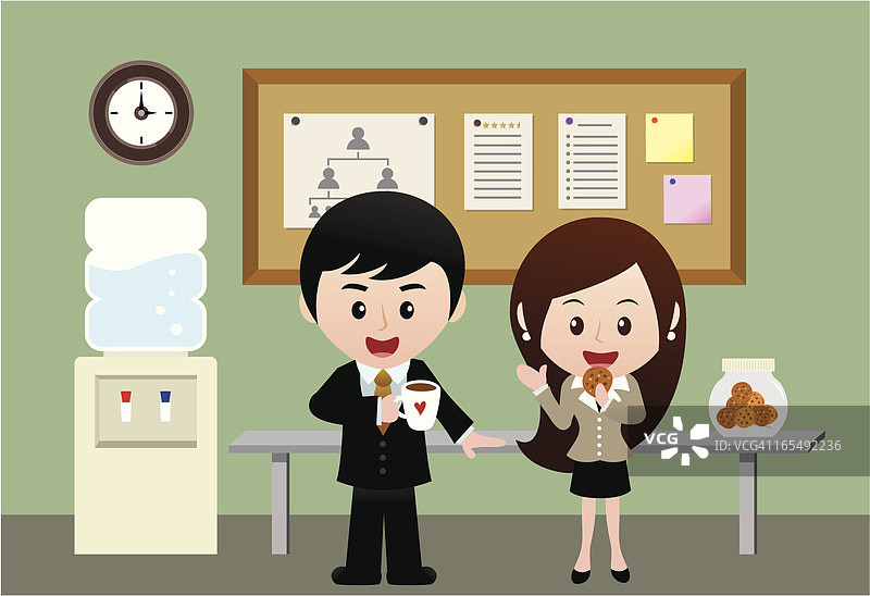 商务人士咖啡时间图片素材