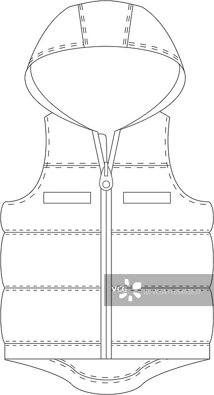 无袖夹克图片素材