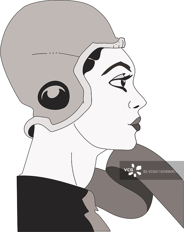 女飞行员图片素材