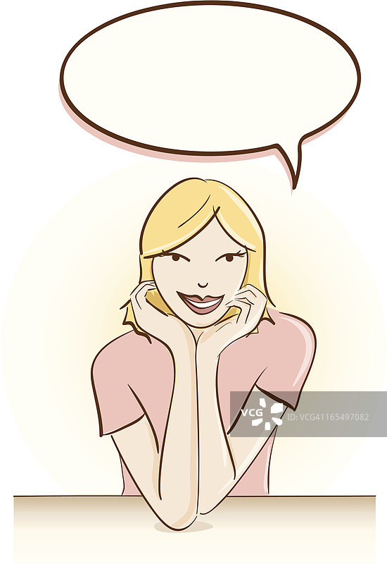 女孩谈话图片素材