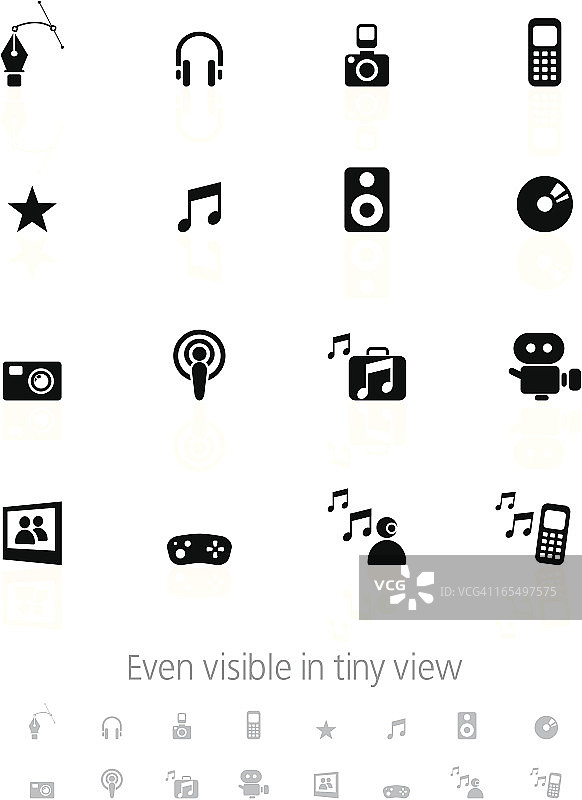 多媒体图标合集1图片素材