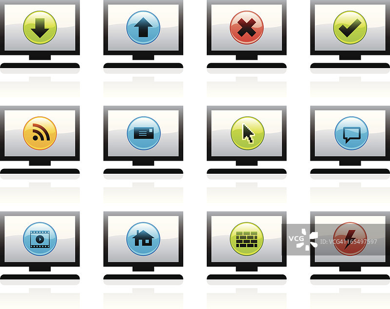 电脑图标图片素材