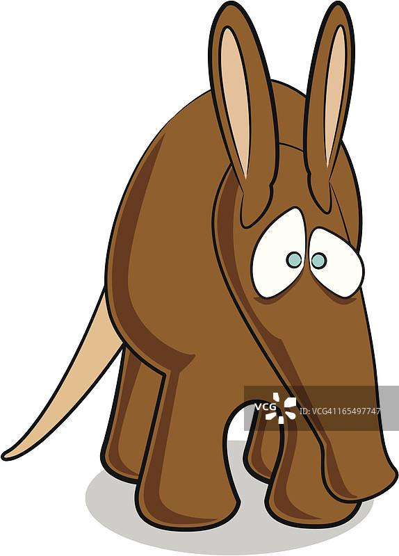 非洲土豚卡通图片素材