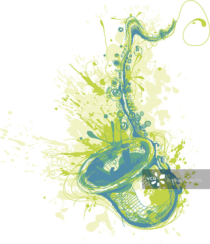 有趣的萨克斯图片素材