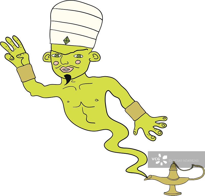 瓶中精灵图片素材