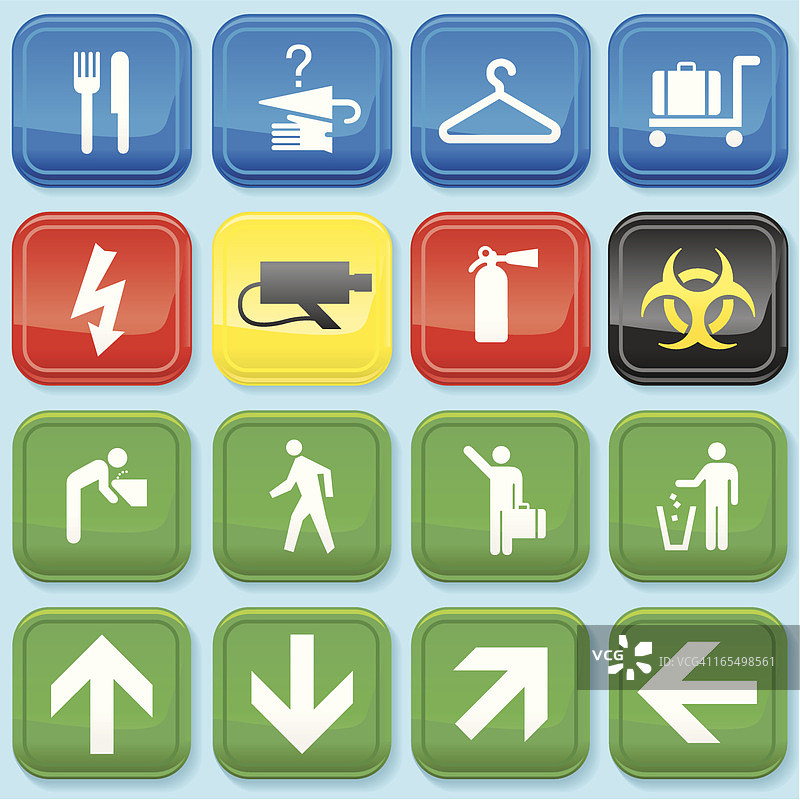 塑料旅行图标图片素材