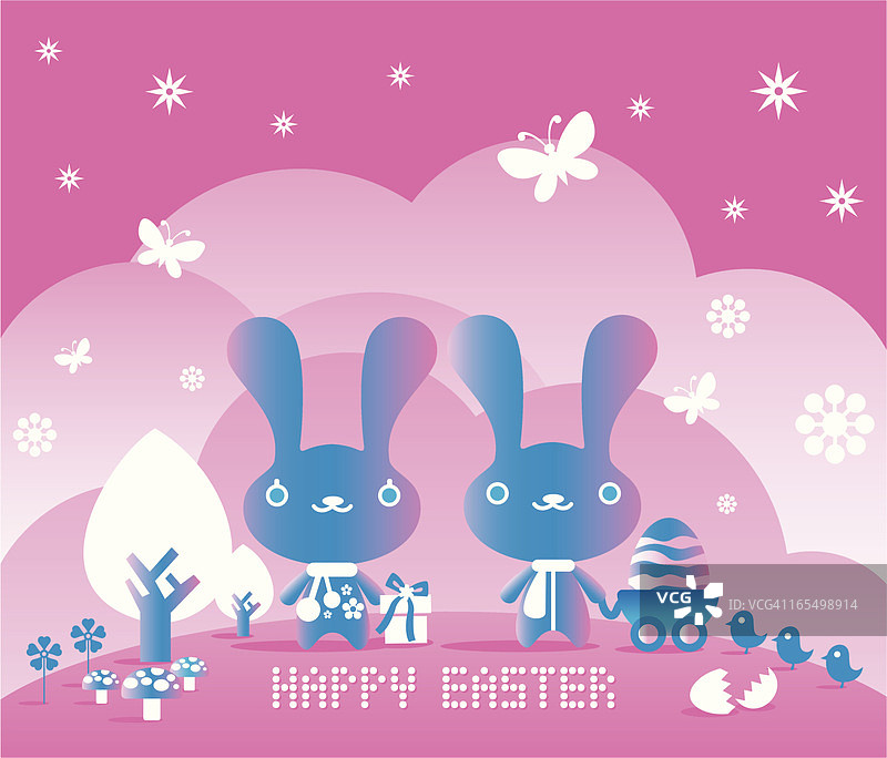 复活节兔子图片素材