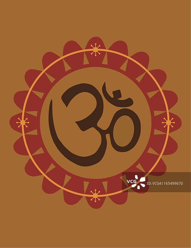 印度教的唵图片素材