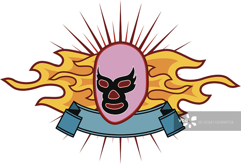 墨西哥卡利面具图片素材