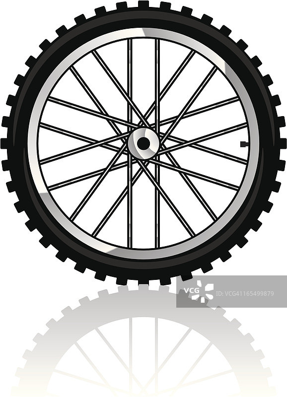 自行车轮胎图片素材