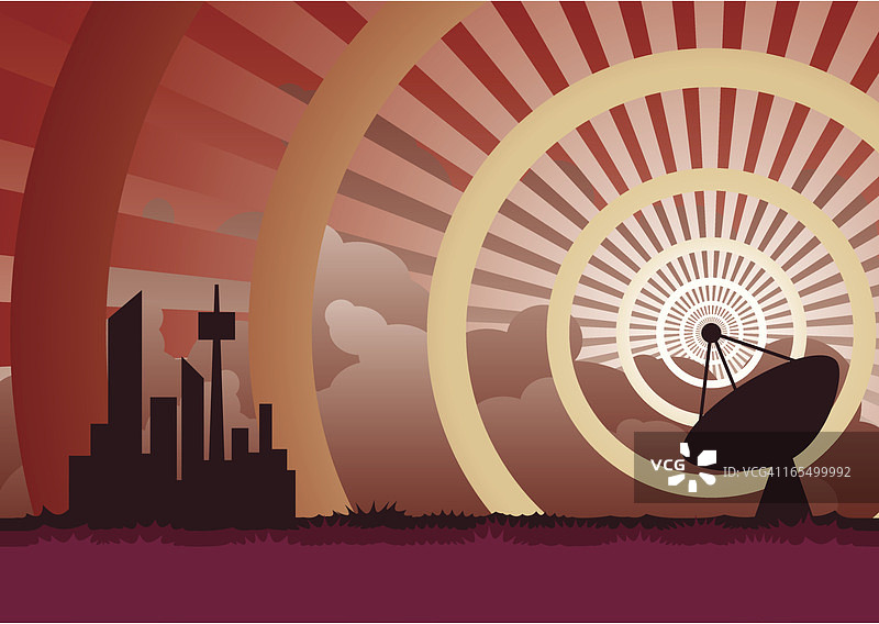 无线电天线图片素材