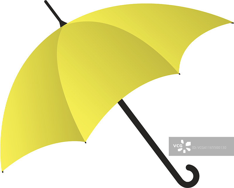 黄色雨伞图片素材