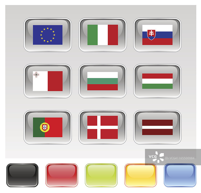 欧盟旗帜系列 2/3 (详见描述)图片素材