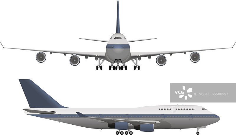大型客机图片素材