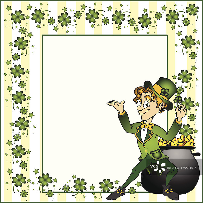 圣帕特里克节边框图片素材