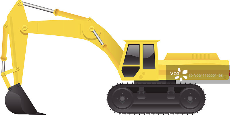 挖掘机图片素材
