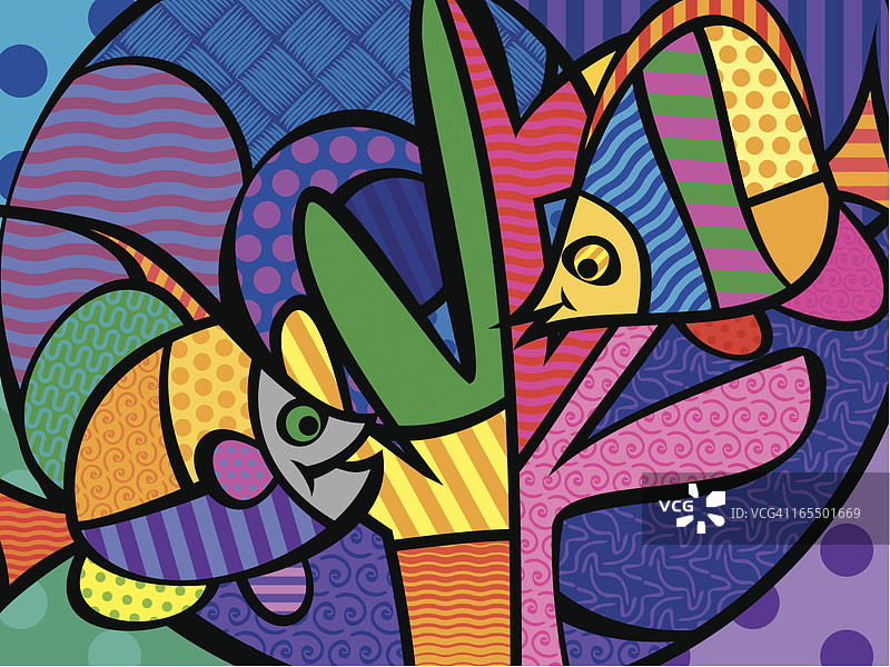 两条流行鱼图片素材