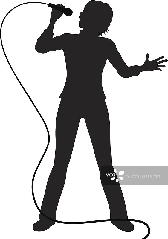 女流行歌手图片素材