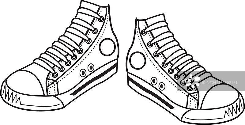 篮球运动鞋图片素材