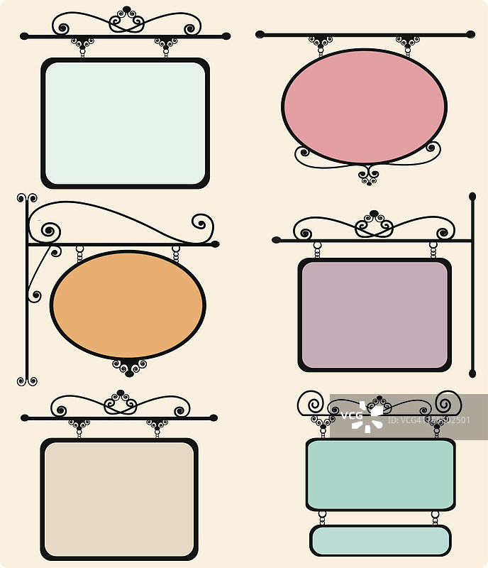 锻铁标志图片素材