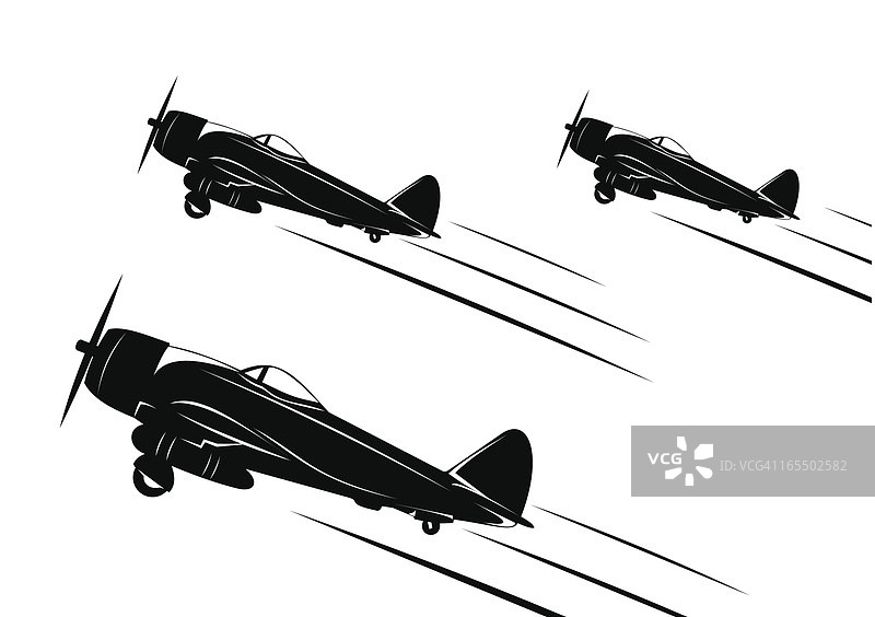 经典飞机飞行图片素材