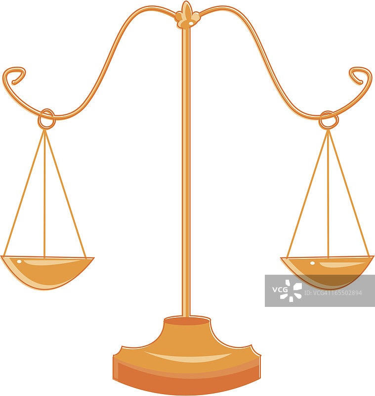 素描天平图片素材