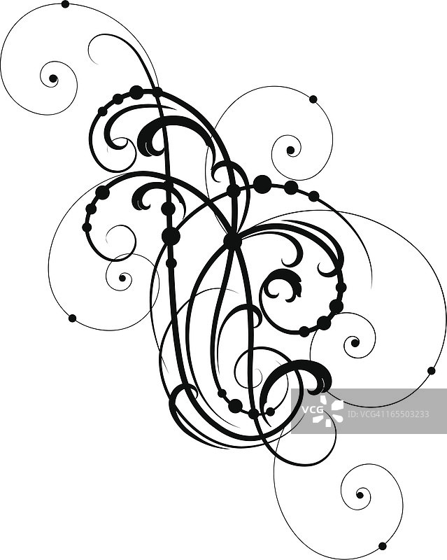 球形展开卷轴图片素材