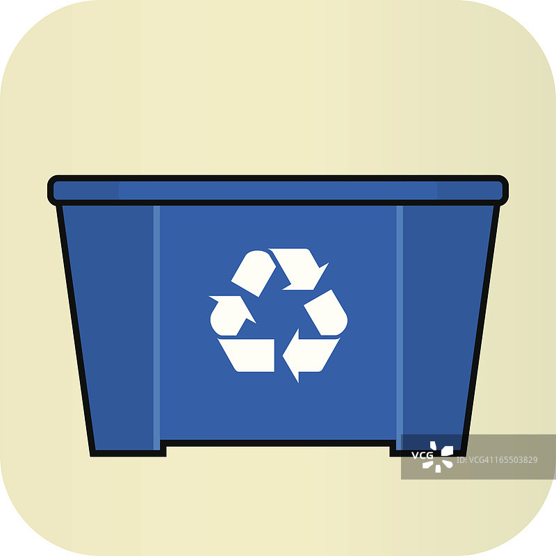 可回收垃圾箱图片素材