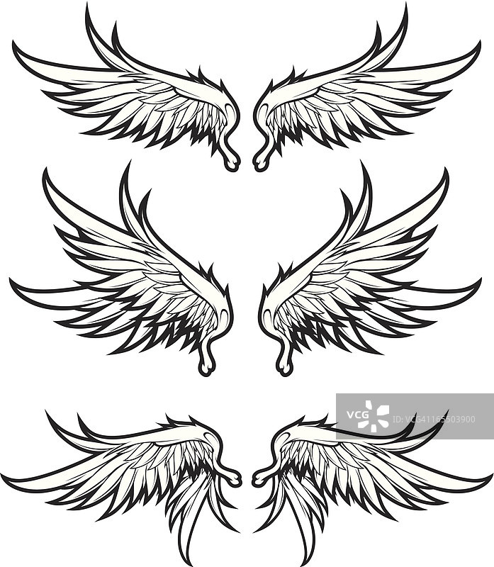 三翼展开图片素材