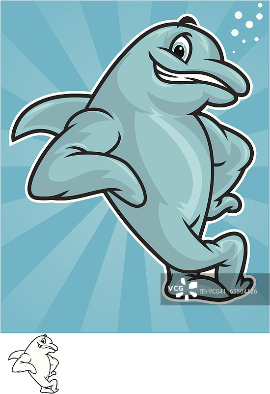 海豚倾斜图片素材