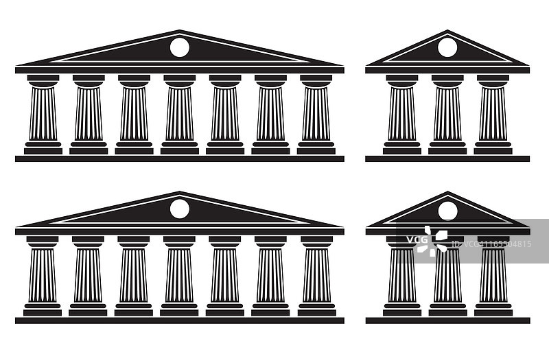 多立克柱图片素材