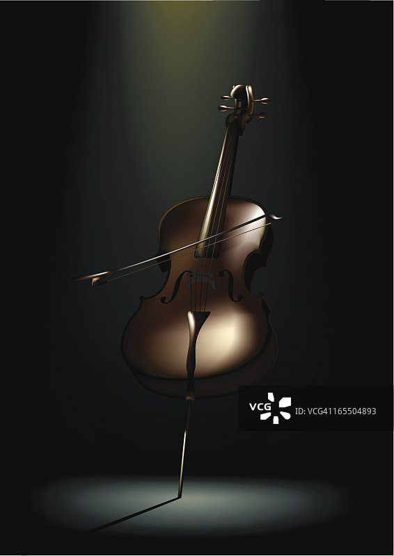大提琴独奏图片素材