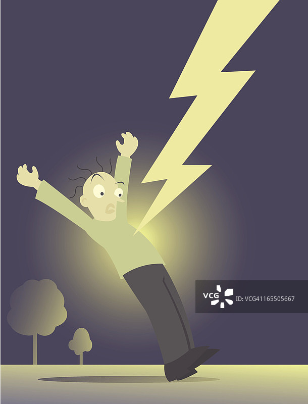 雷击图片素材