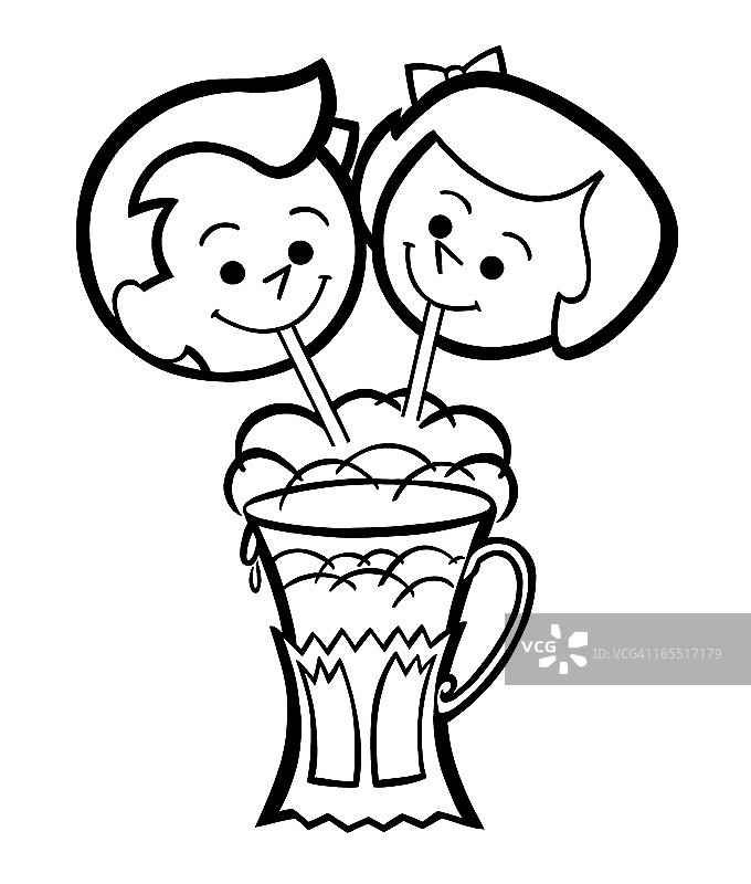 朋友们分享奶昔图片素材