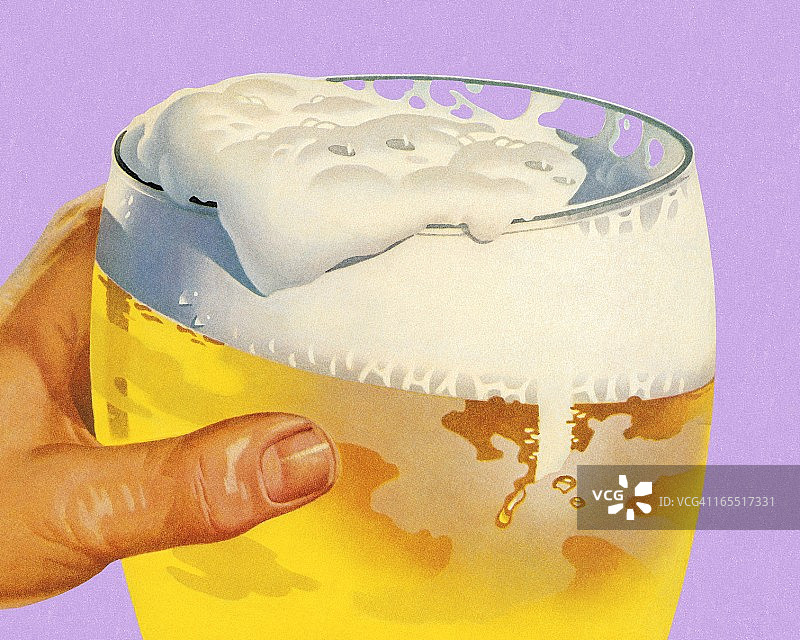 一大杯啤酒图片素材