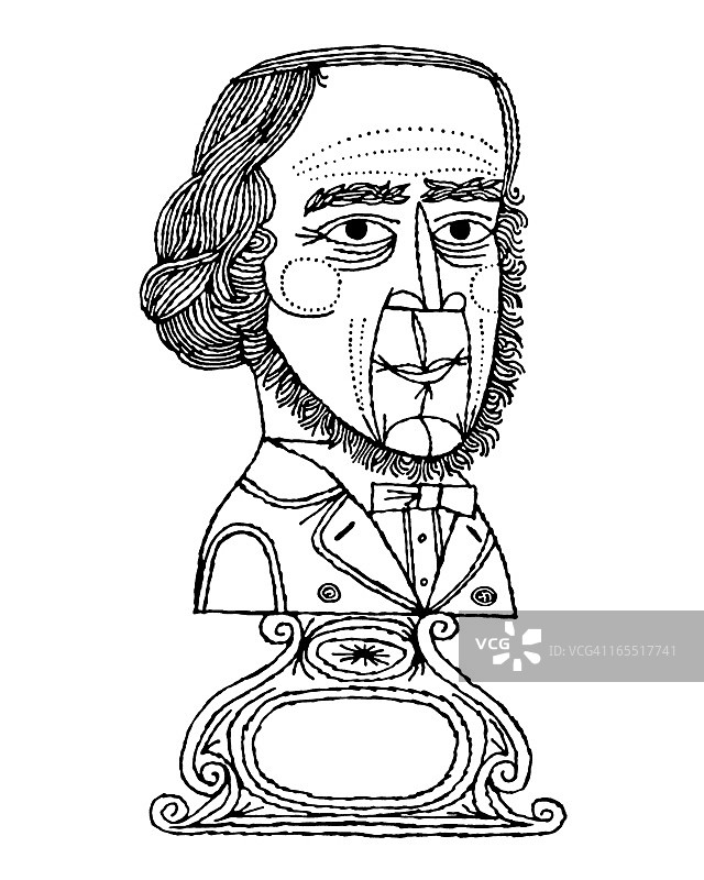 作曲家半身像图片素材