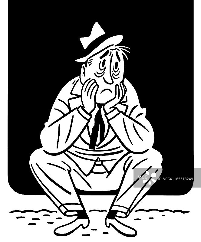 沮丧的男人图片素材