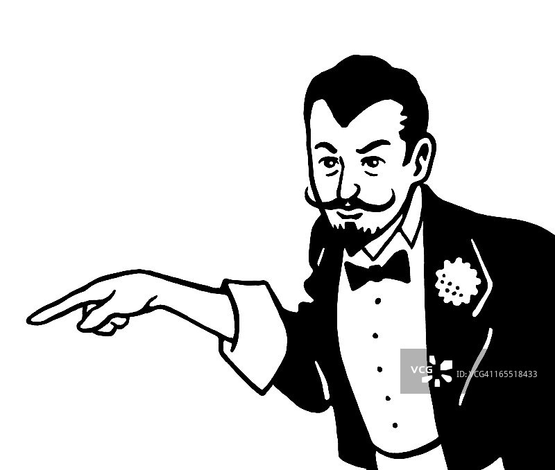 指点的手法师图片素材