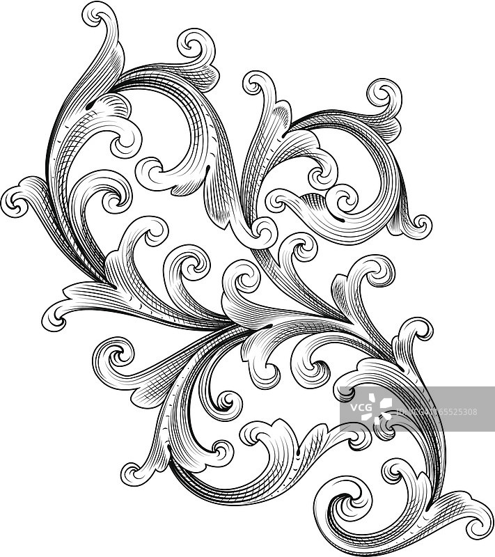 阴影卷轴图片素材