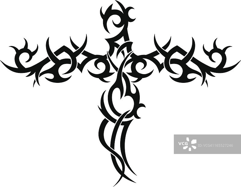 部落纹身图片素材