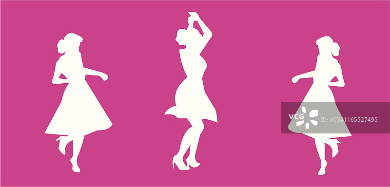 舞者剪影图片素材