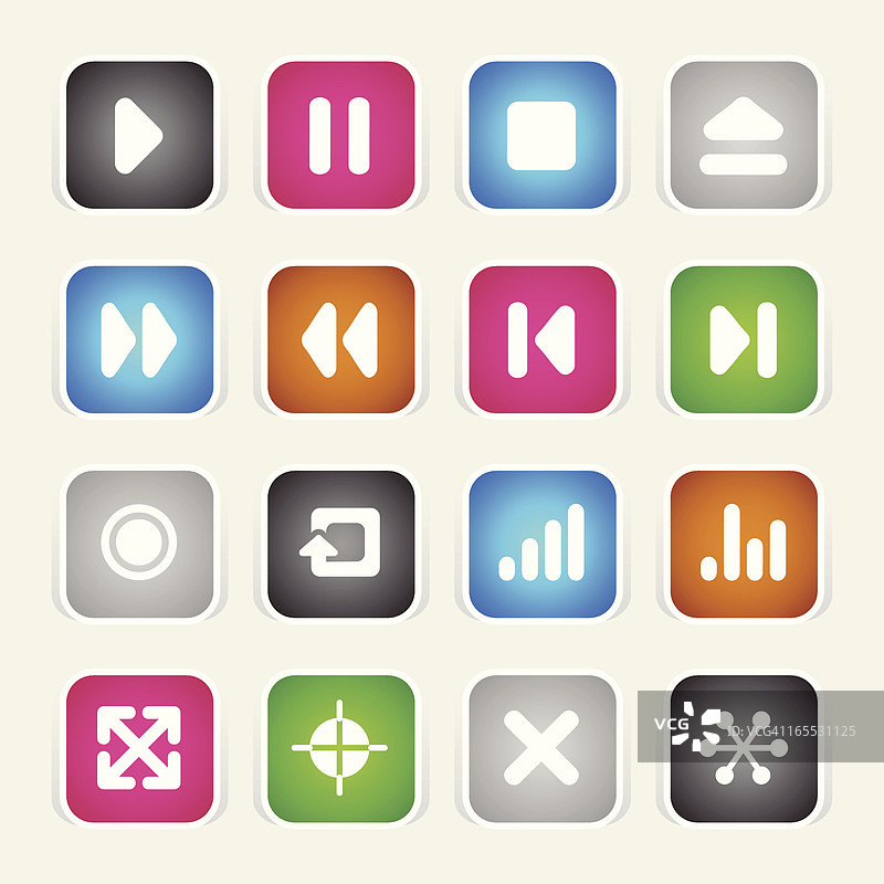 多色图标 - 导航图片素材