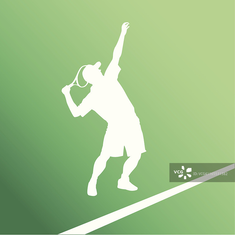 网球发球图片素材