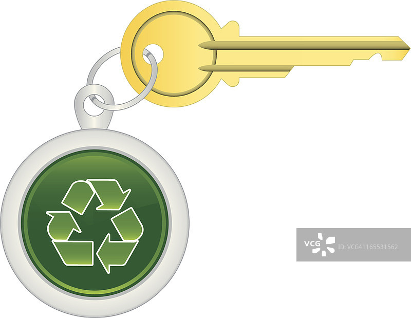 钥匙链——回收图片素材