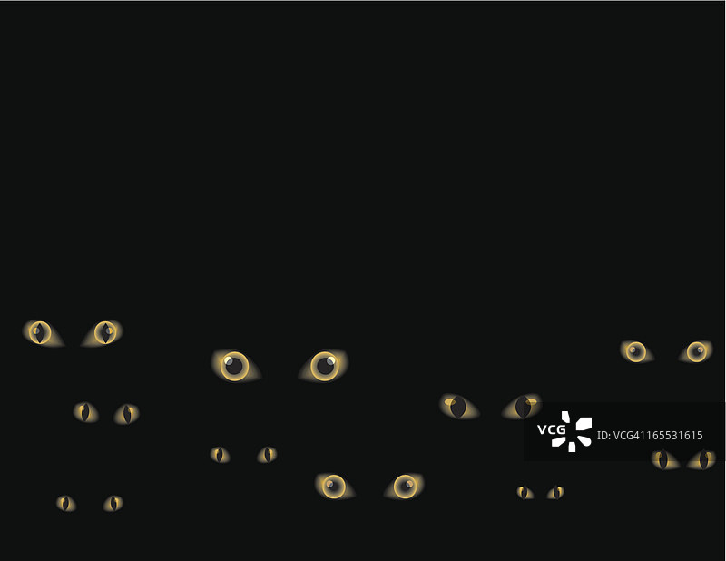 黑色背景上凝视的眼睛动画图像图片素材