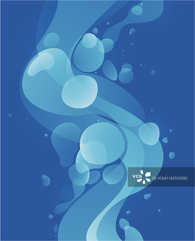 蓝色液体图片素材